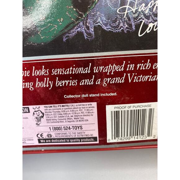 Mattel Happy Holidays Barbie Special Edition 1995 SEALED New In Box - Picture 6 of 8